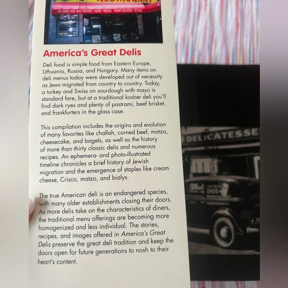 4/$20 🦋America's Great Delis: Recipes & Traditions from Coast to Coast Signed